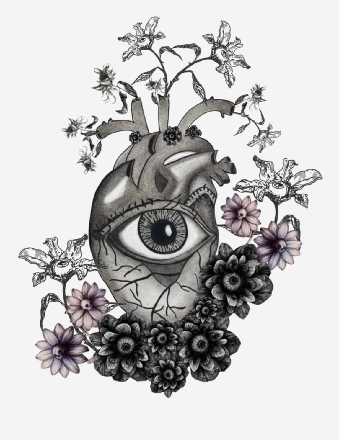 Anatomical Heart Art Print