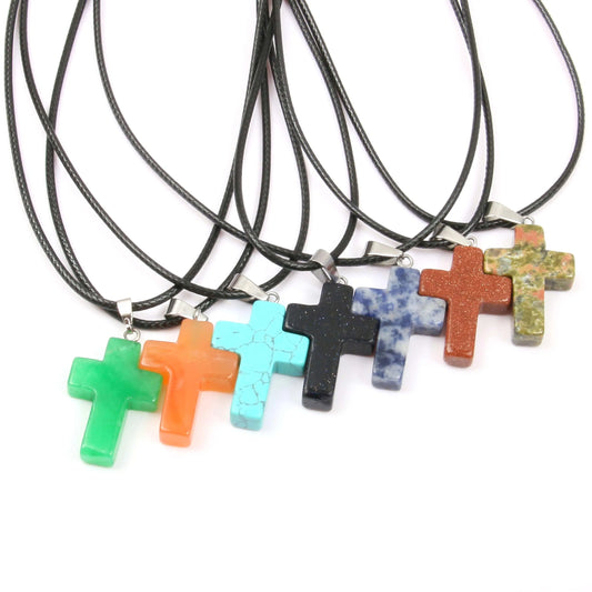 Cross Crystal Necklace