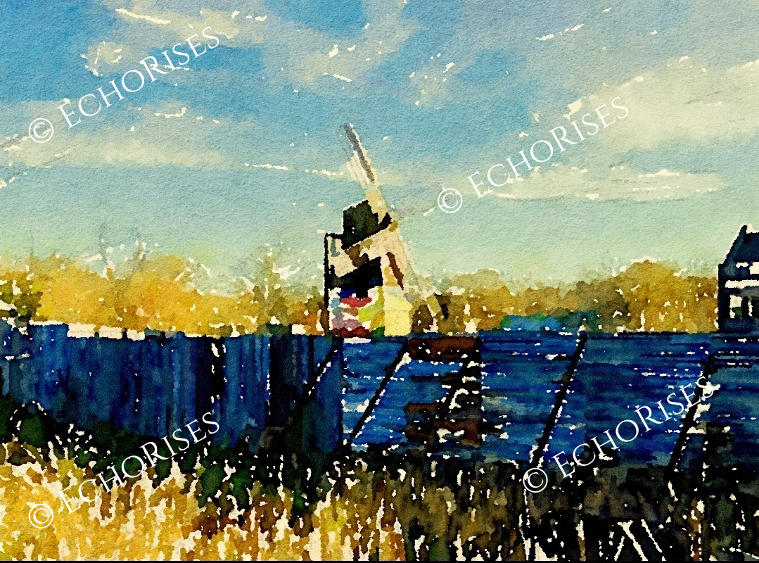 The Walking Dead - Wall & Windmill of Alexandria Safe Zone Photography &/or Painting - Digital Download